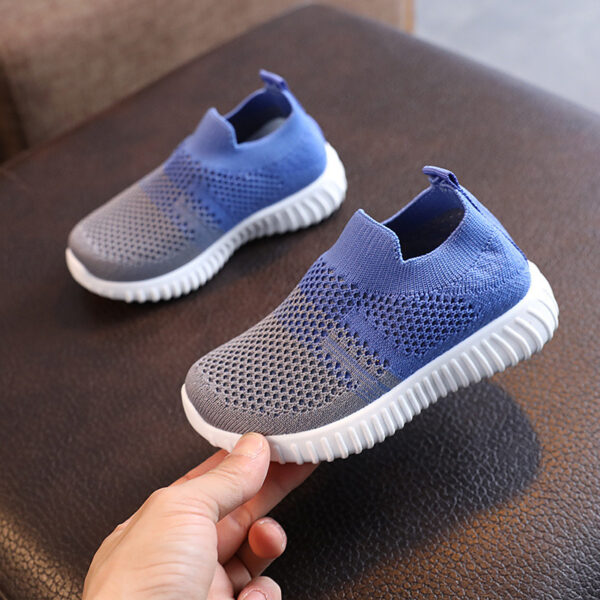 Kids Shoes Multicolor Knitted Toddler Baby Sneakers Casual - Image 4