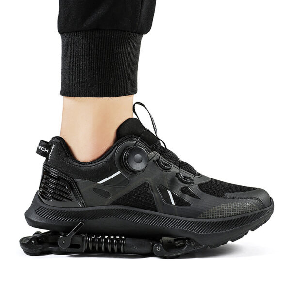 Black Tech Running Shoes Power Mechanical Running Shoes Marathon Running - Image 3