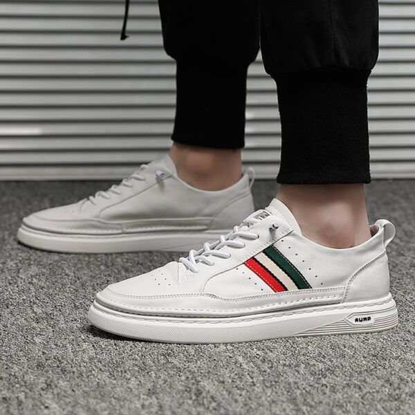Summer Breathable  Student Trend Small White Lazy Inner Increase Casual Shoes - Image 6