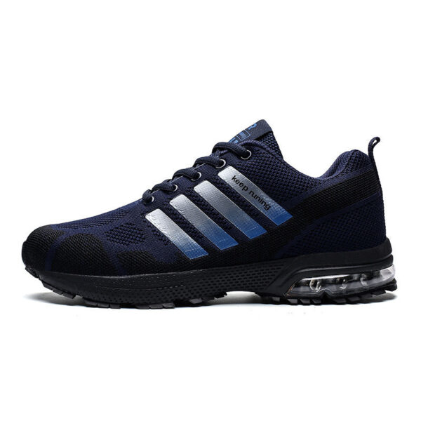 Breathable Men's Casual Shoes Flying Woven Foreign Trade Air Cushion Fitness Sports Running Shoes - Image 2