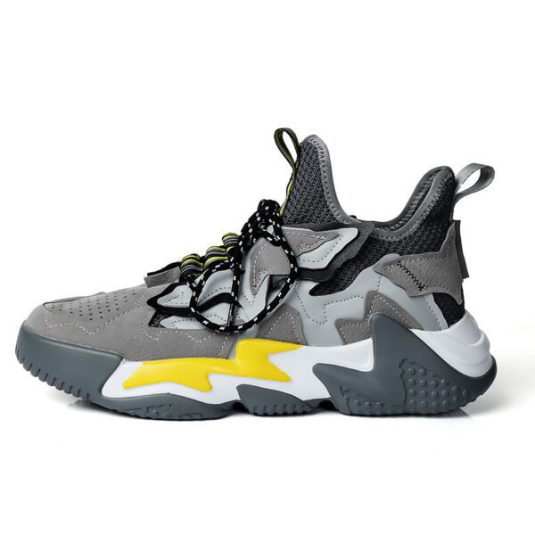 Thick-soled And Breathable Student Fly-woven Mesh Casual Sneakers - Image 2