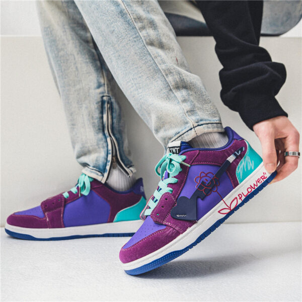 Mens Fashionable And Versatile Graffiti Shoes - Image 4