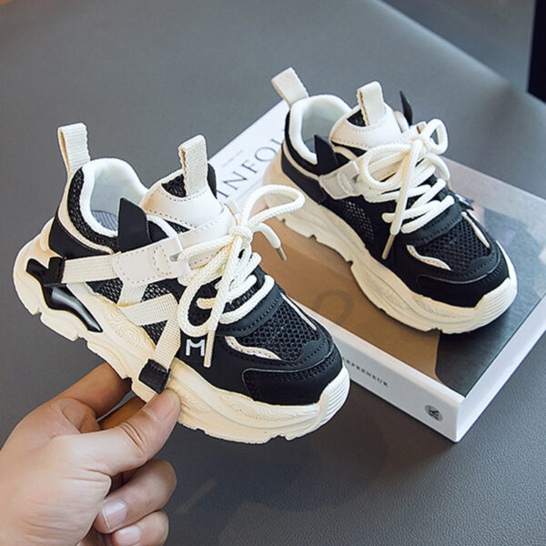 Boys' Fashion Simple Hollow Mesh Sneakers - Image 4
