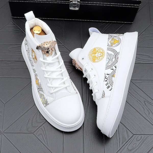 Men's Fashion Personality Versatile Print Board Shoes - Image 5