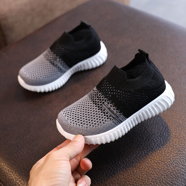 Kids Shoes Multicolor Knitted Toddler Baby Sneakers Casual - Image 2