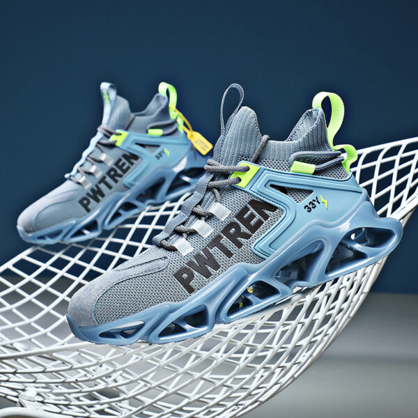 Increasing, Shock-absorbing, Casual Running, All-match Flying Woven Sports Shoes - Image 4