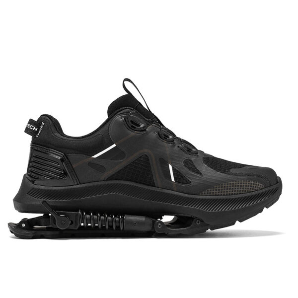Black Tech Running Shoes Power Mechanical Running Shoes Marathon Running - Image 5