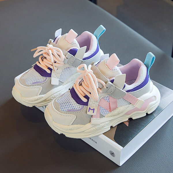 Boys' Fashion Simple Hollow Mesh Sneakers - Image 6