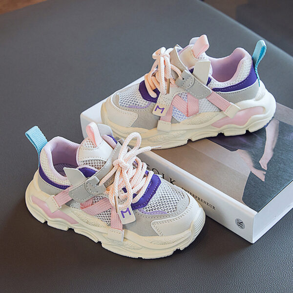 Boys' Fashion Simple Hollow Mesh Sneakers - Image 2