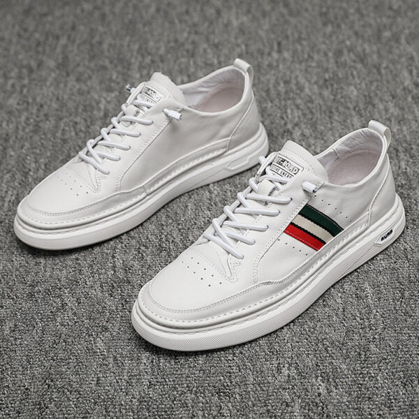 Summer Breathable  Student Trend Small White Lazy Inner Increase Casual Shoes - Image 3